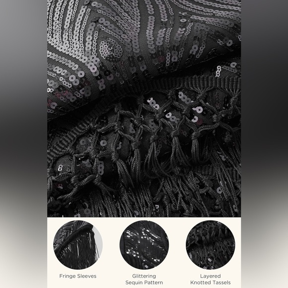 Babeyond, 1920s flapper dress size M - Picture 8 of 8